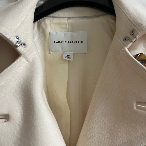 BANANA REPUBLIC WOOL BLEND TRENCH COAT - Picture 3 of 11